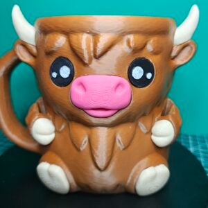 Highland Cow Ice Cream tub holder