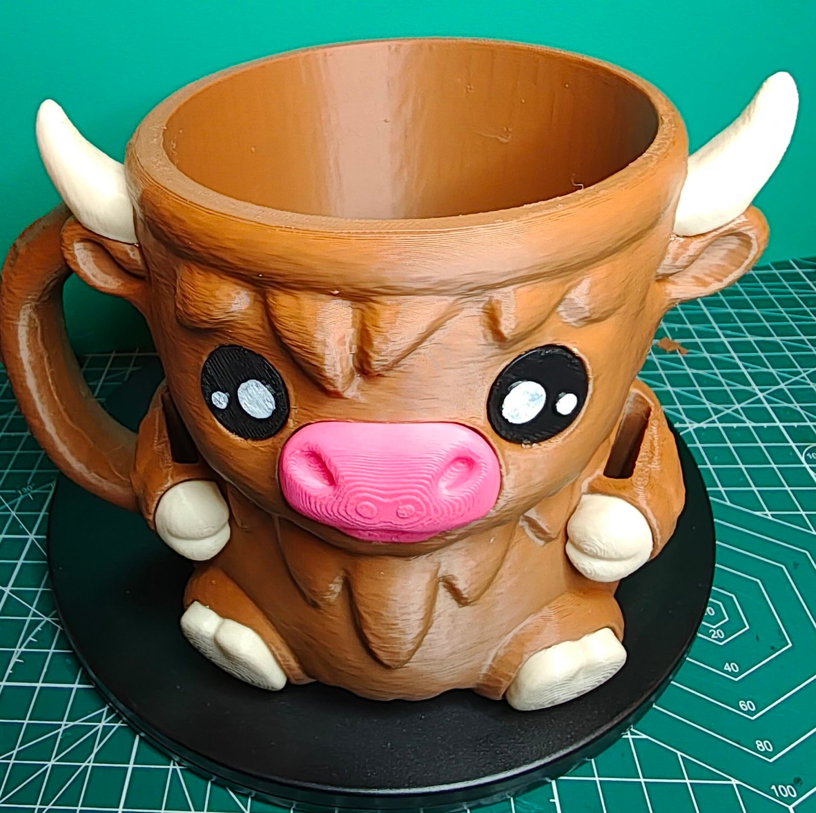 Highland Cow Ice Cream tub holder - Image 2